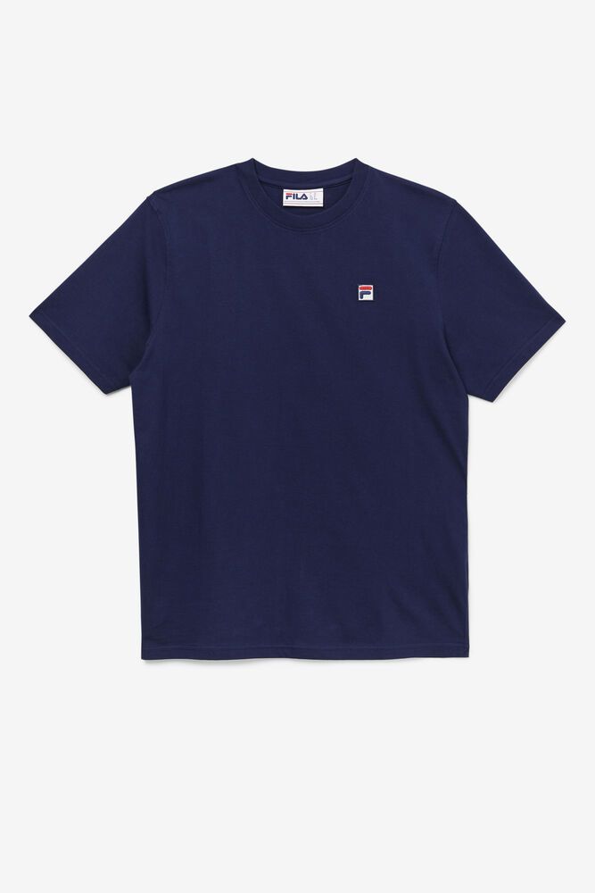 Fila T-Shirt Mens Navy Quartz - Ireland 13802-FKDT